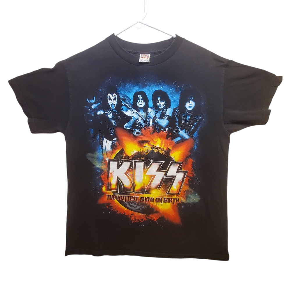 2011 KISS "Hottest Show On Earth" World Concert Tour T-Shirt Medium GENE SIMMONS